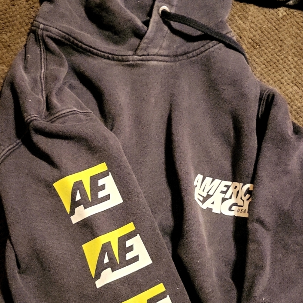 Dark gray, Medium, American Eagle hoodie